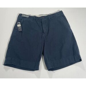 Vintage Polo‎ Ralph Lauren Shorts Mens Size 36 Navy Blue Cotton Chino Bottoms